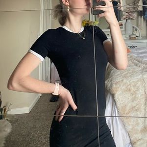 Black pencil midi dress, forever 21 size small